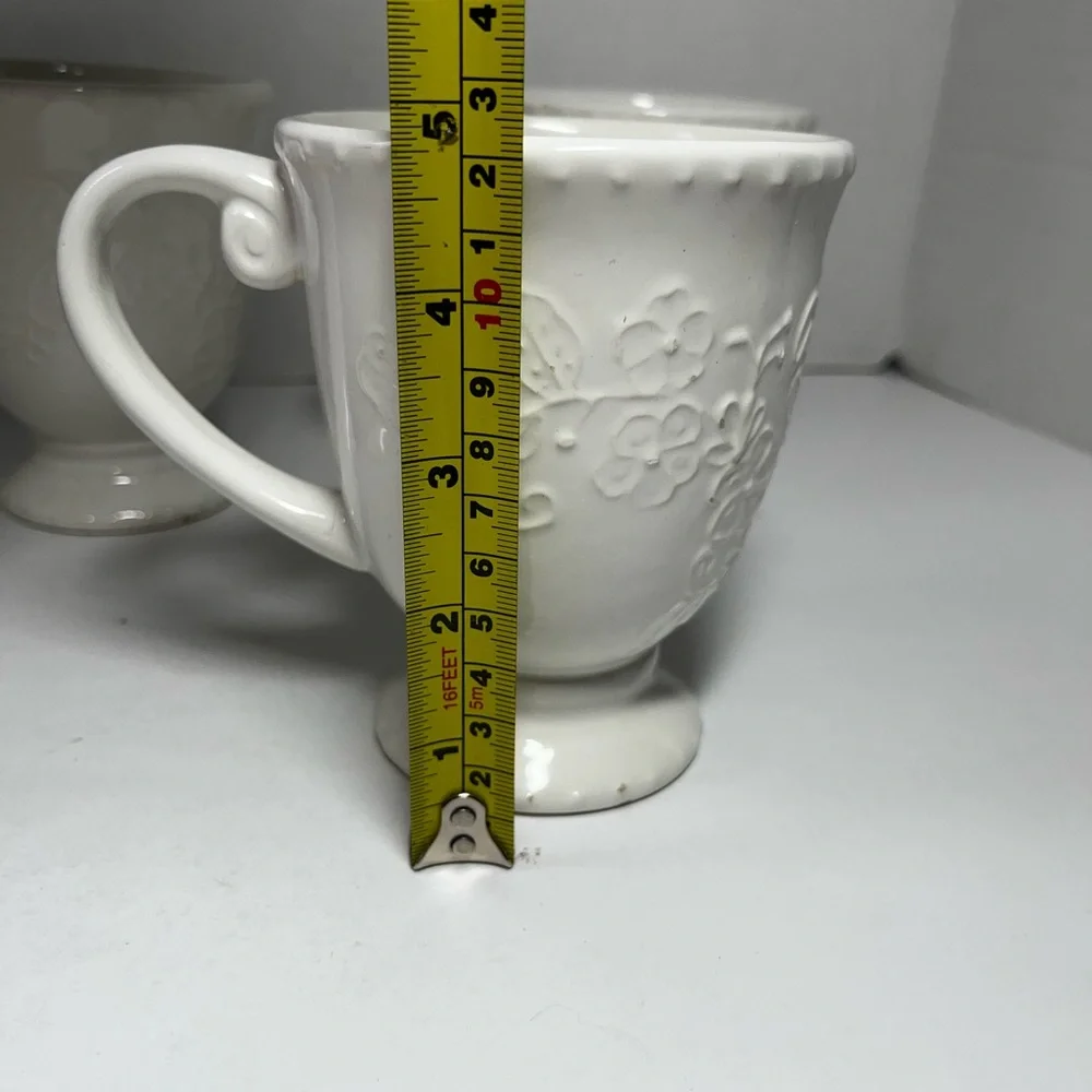 Pier 1 Lacey Mugs